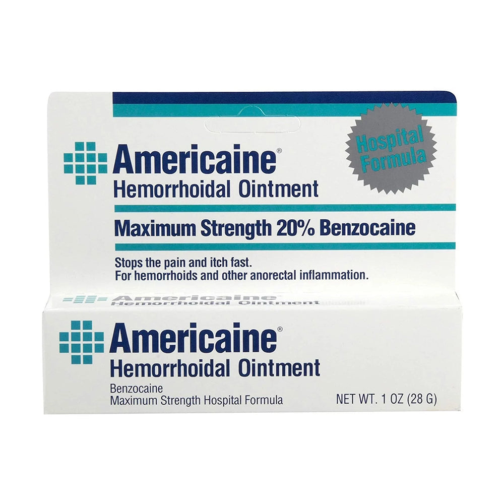 Americaine Hemorrhoidal Ointment, Maximum Strength, Hospital Formula - 1 Oz