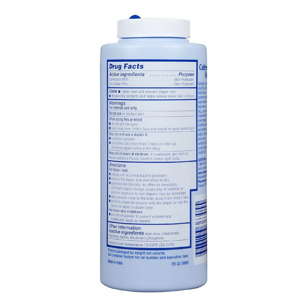 Caldesene Baby Diaper Rash Relief Cornstarch Powder With Zinc Oxide - 5 Oz