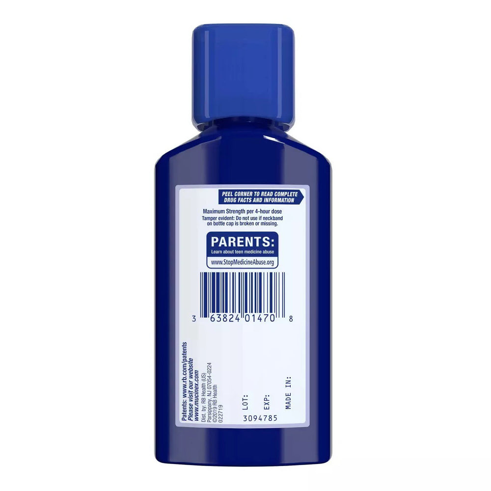 Mucinex Nightshift Cold & Flu Liquid - 6 Oz
