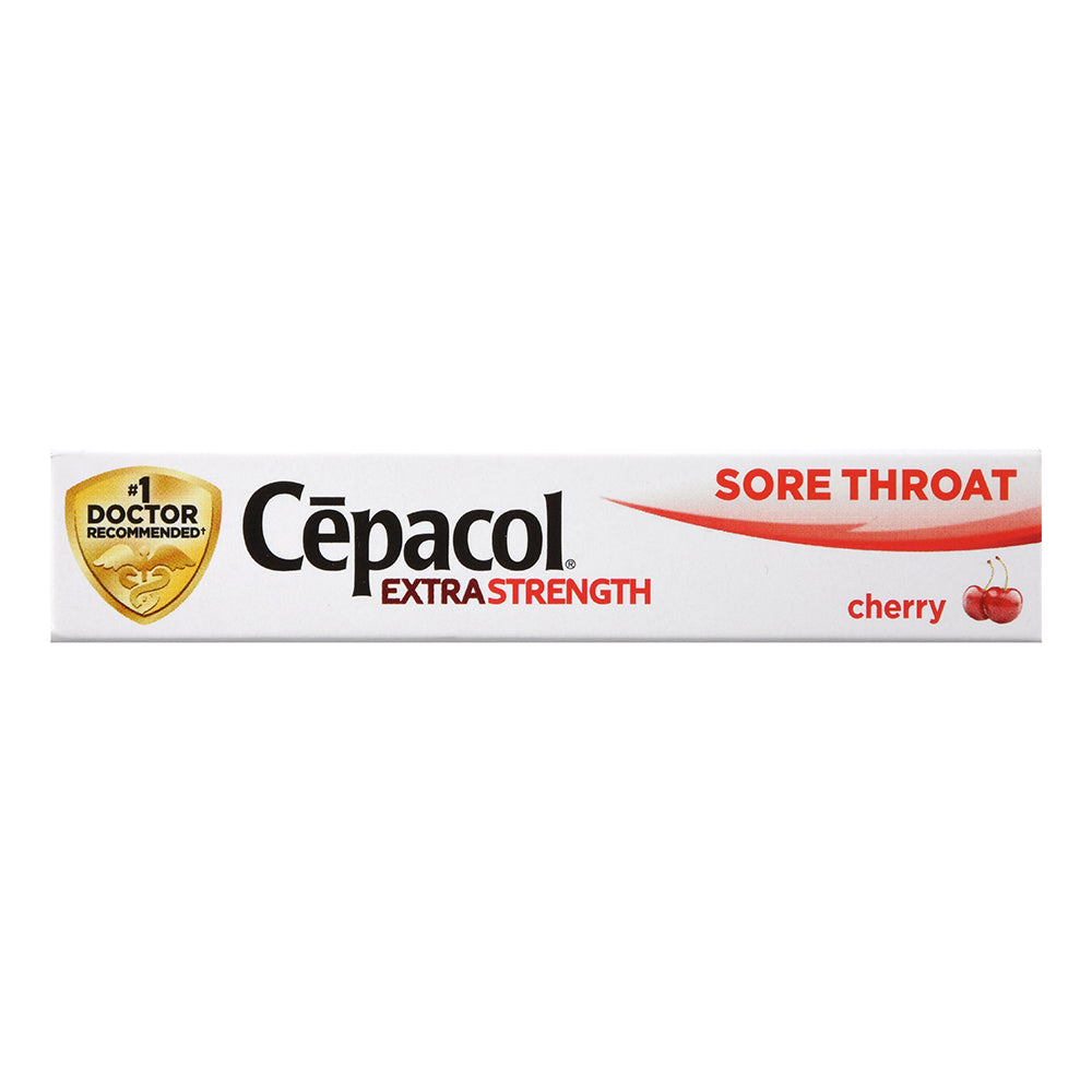 Cepacol Extra Strength Sore Throat Relief Cherry Lozenges - 16 Ea