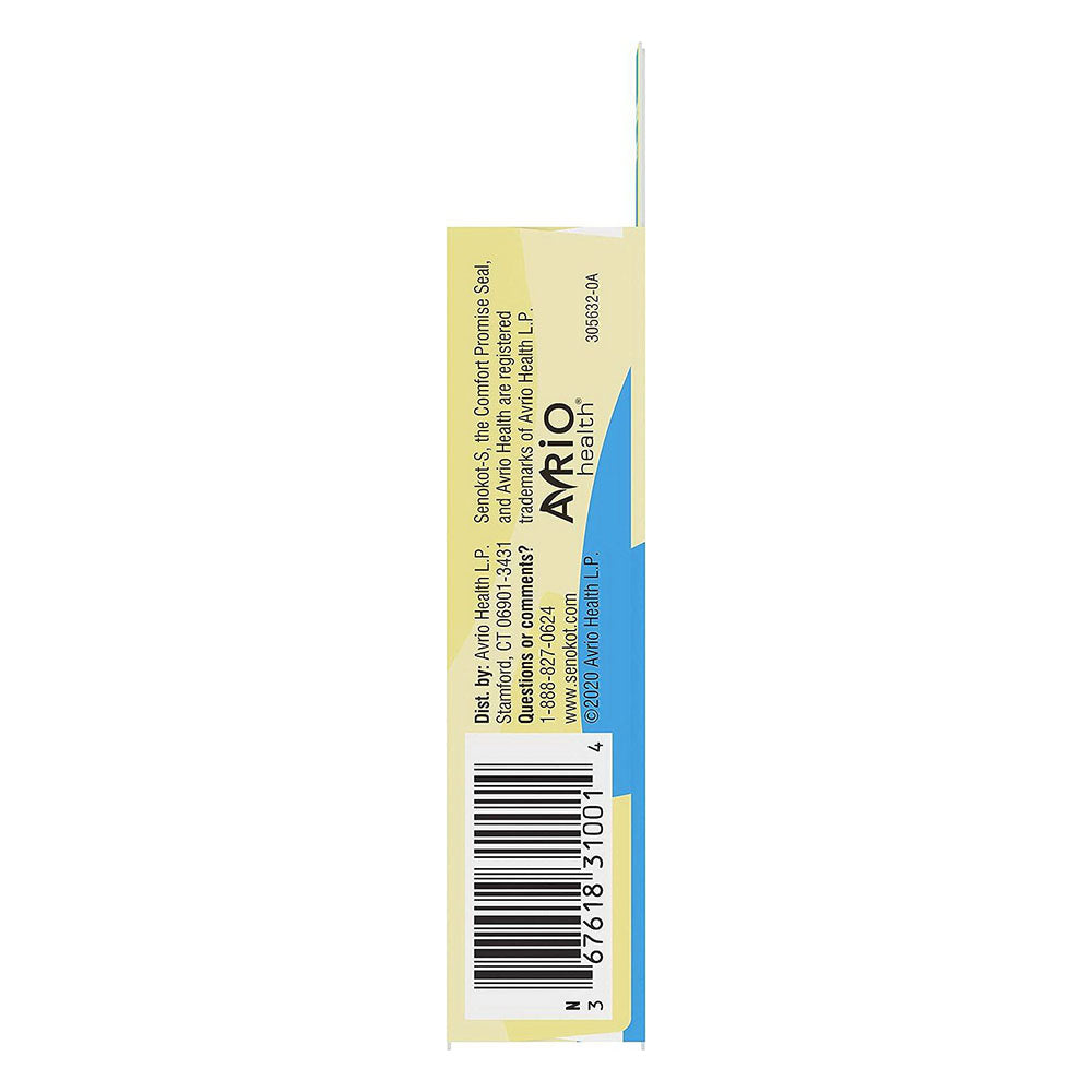 Senokot-S Dual Action Natural Vegetable Laxative 10 Ct