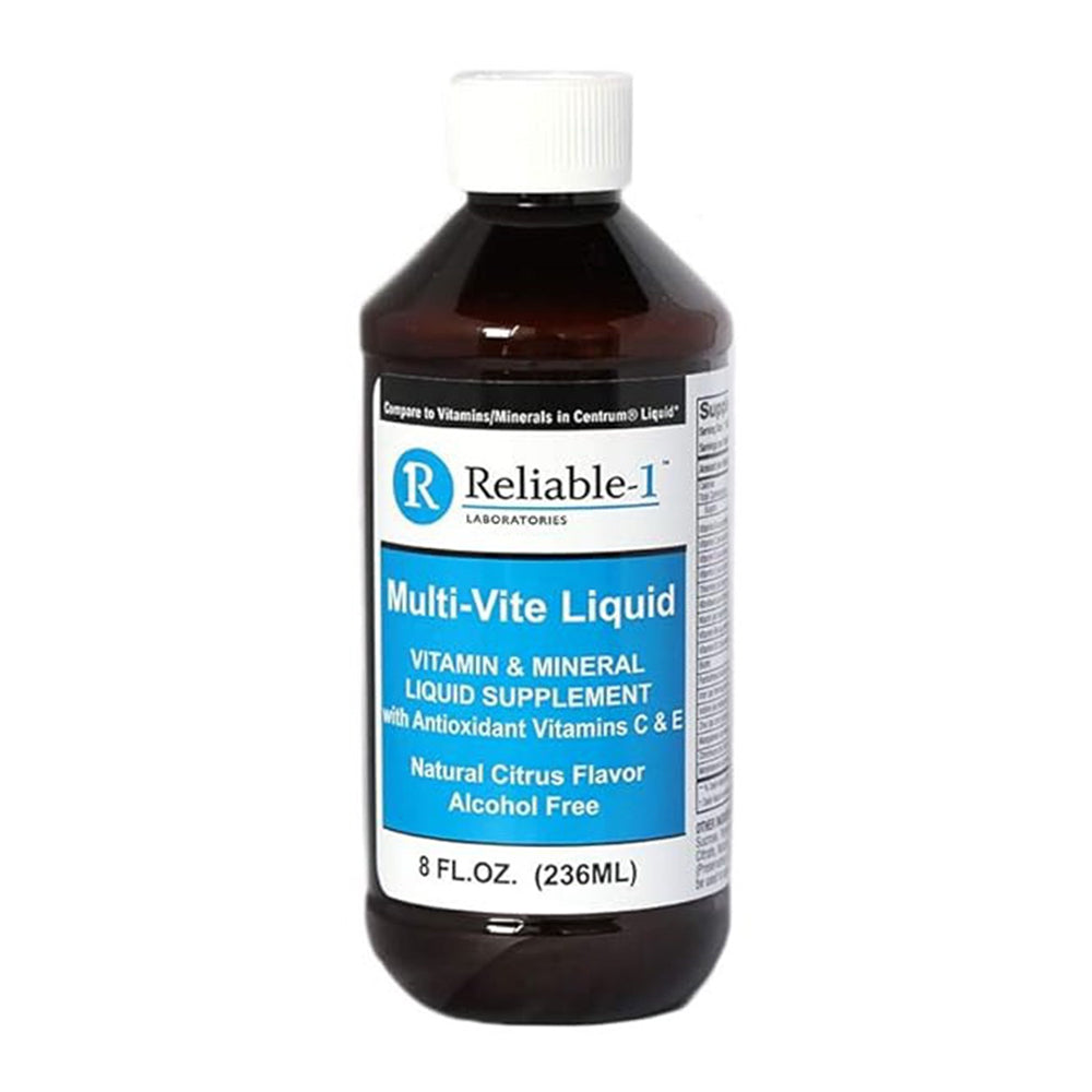 Reliable1 Laboratories Multi Vite Liquid Natural Citrus Flavor - 8 Oz
