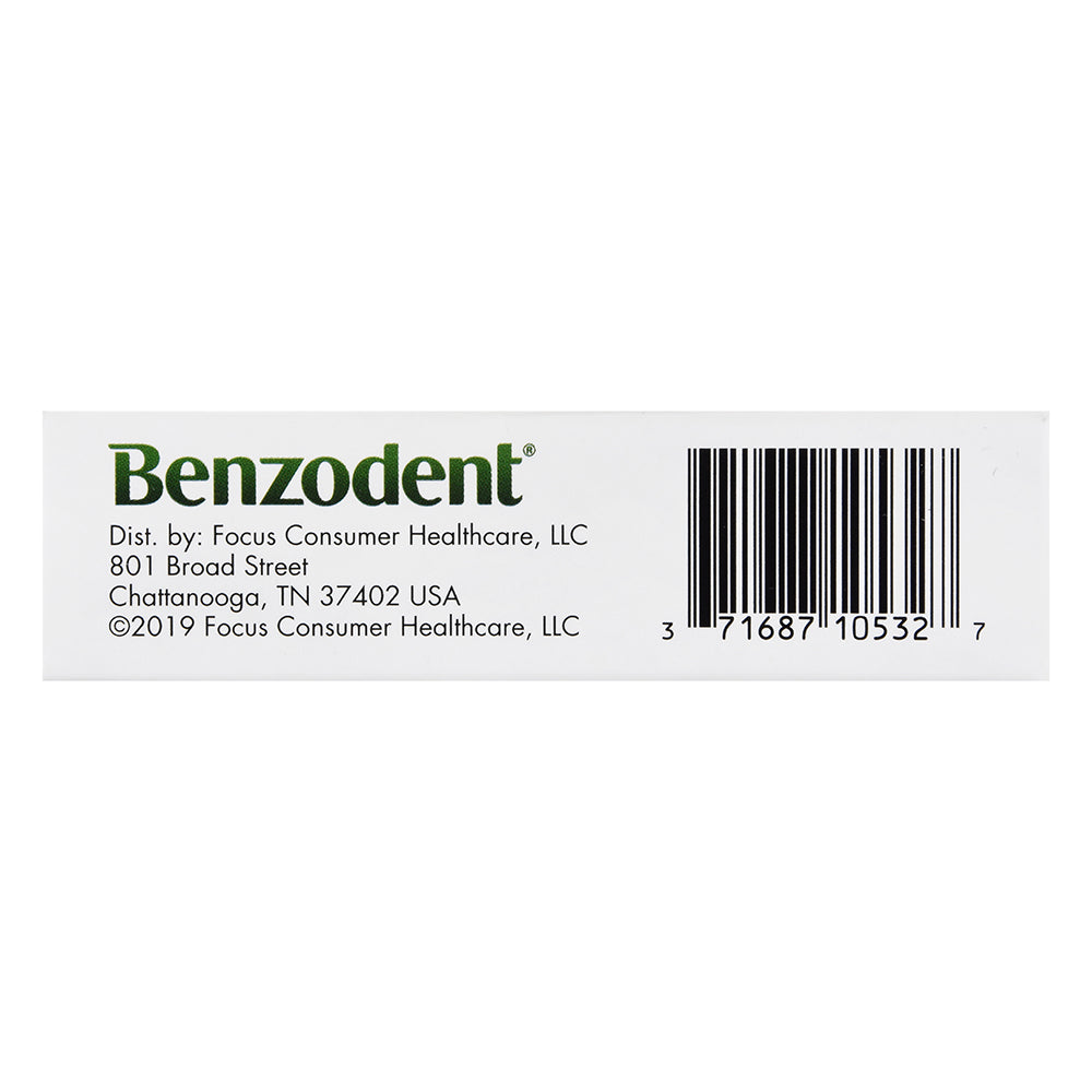 Benzodent Denture Pain Relieving Cream - 0.25 Oz