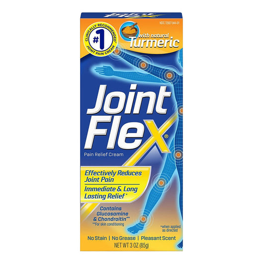 Jointflex Pain Relief Cream With Turmeric, Arthritis Pain Relief, Joint Pain Relief, 3 Ounce