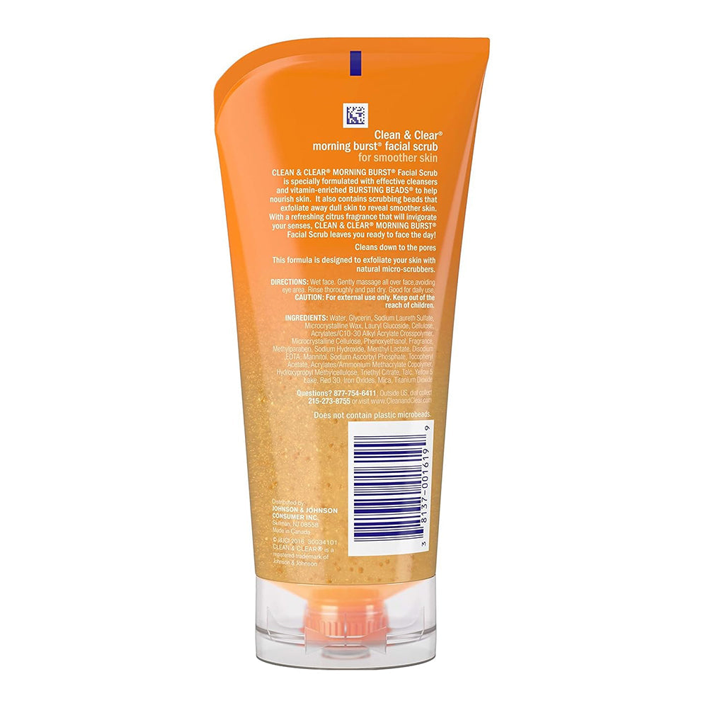 Clean And Clear Morning Burst Facial Scrub With Vitamin C - 5 Oz