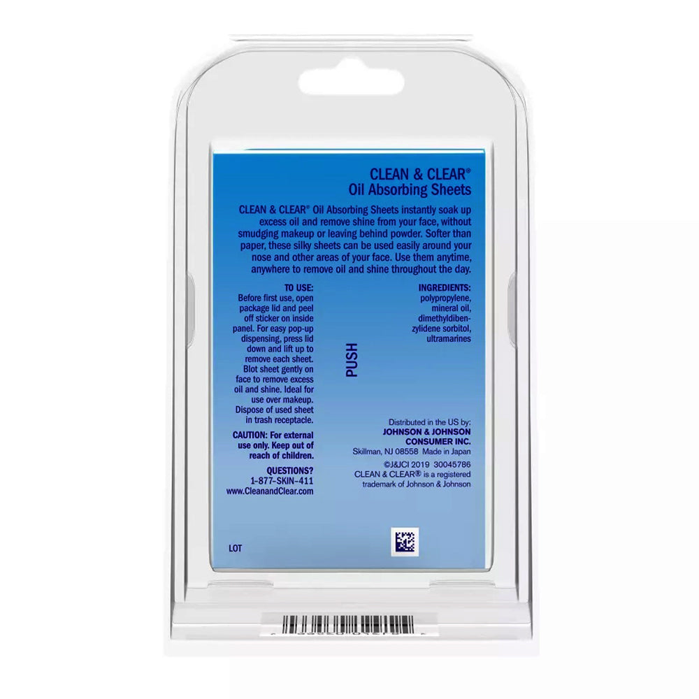 Clean And Clear Clear Touch Oil Absorbing Sheets 50 Nos