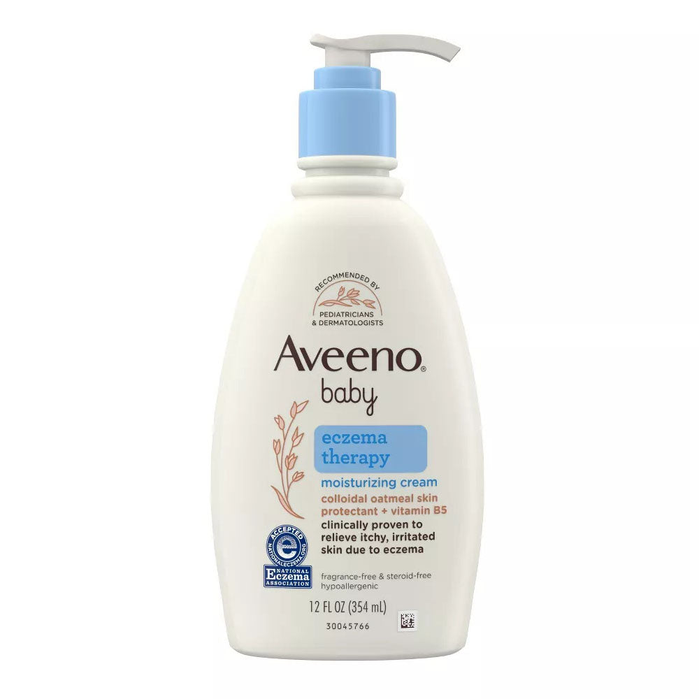 Aveeno Baby Eczema Therapy Moisturizing Cream, 12 Fl Oz