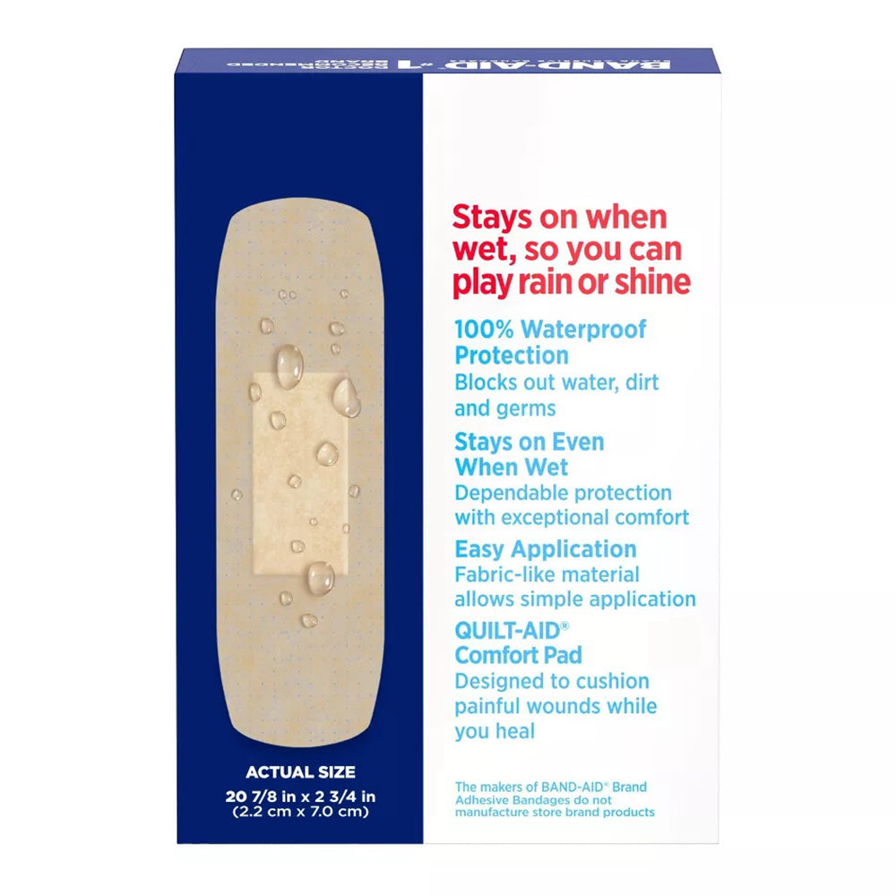 Band-Aid Brand Water Block Flex Adhesive Bandages, All One Size, 20 Count