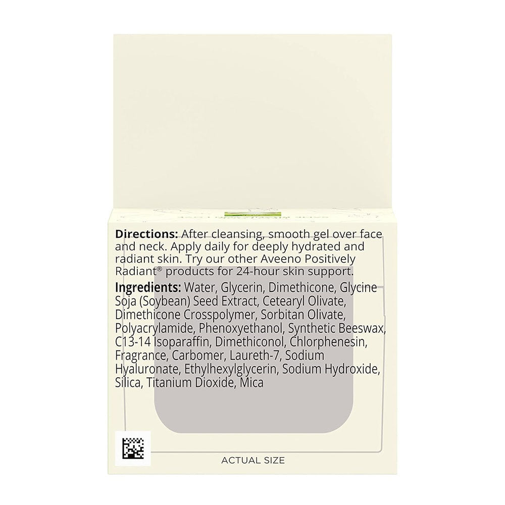 Aveeno Positively Radiant Daily Gel Facial Moisturizer , 1.7 Fl Oz