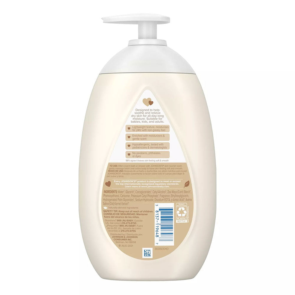 Johnson'S Baby Skin Nourish Moisturizing Baby Lotion ,16.9 Fl Oz