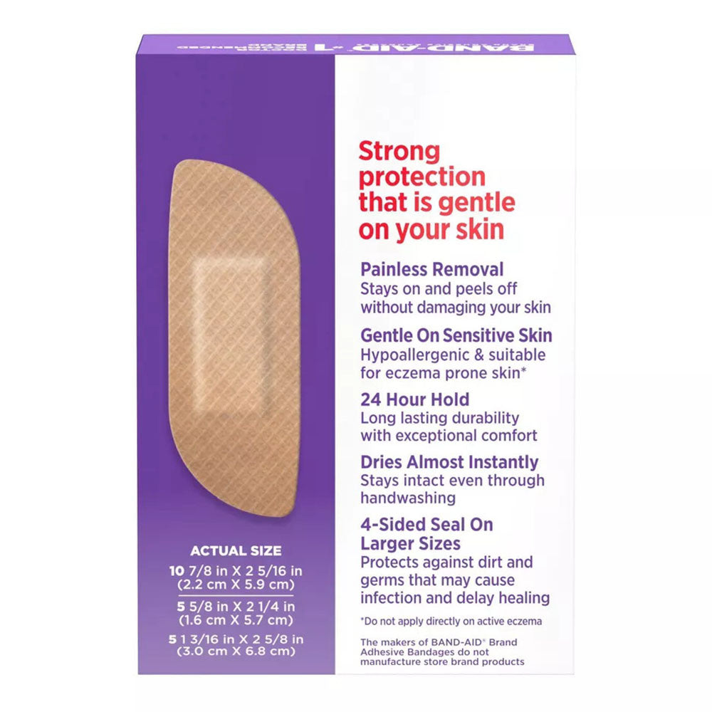 Band-Aid Brand Adhesive Bandages For Sensitive Skin, 20 Ct