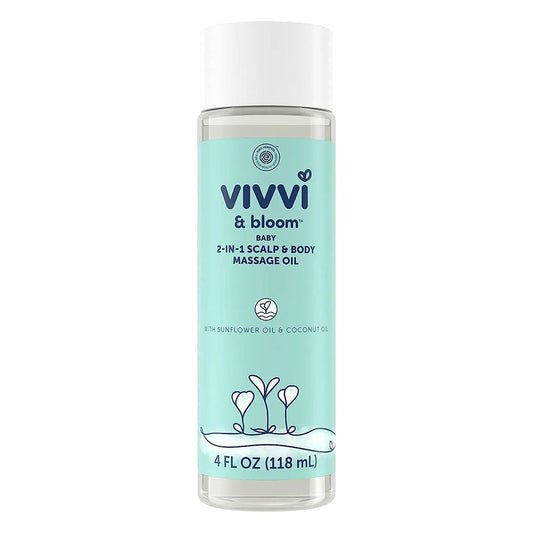 Vivvi & Bloom Gentle Baby Massage Oil - 4 Fl Oz
