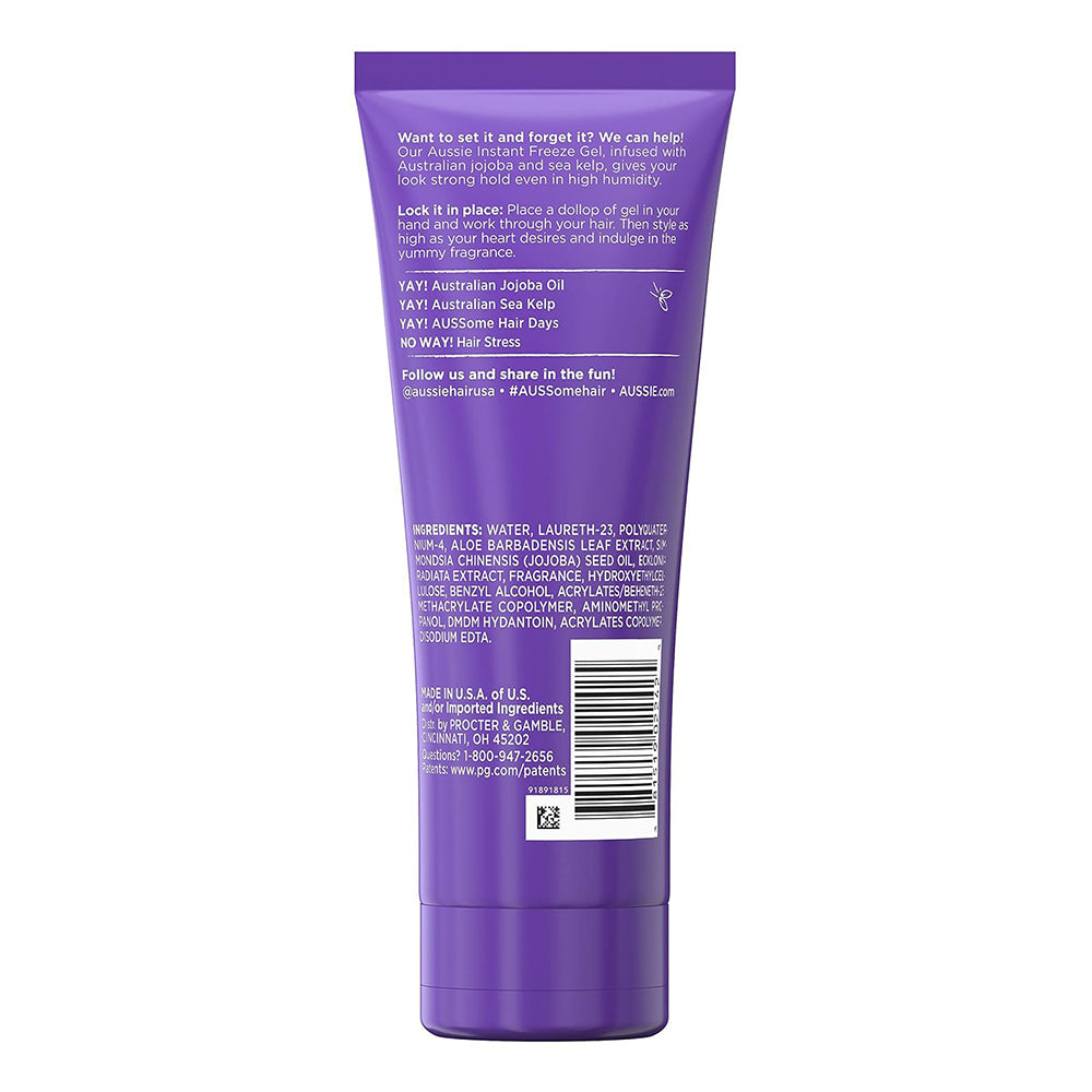 Aussie Instant Freeze Sculpting Hair Gel - 7 Oz
