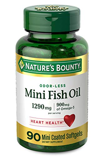 Nature'S Bounty Mini Fish Oil Softgels 1290 Mg 90 Ea