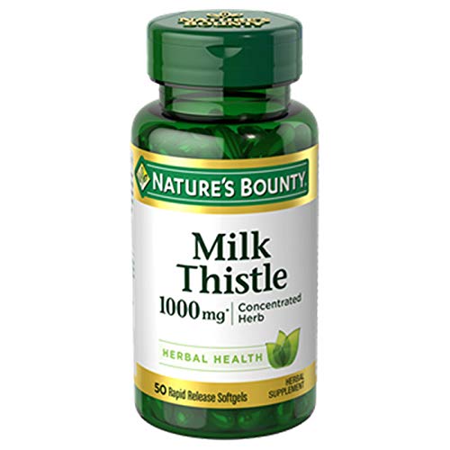 Nature'S Bounty Milk Thistle 1000Mg Softgels 50 Ea