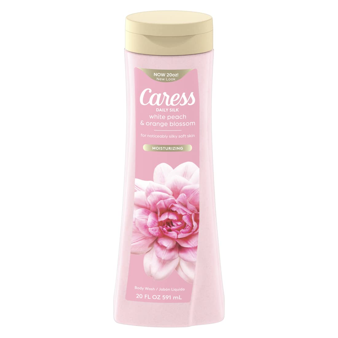 Caress Body Wash Noticeably Silky, With White Peach & Orange Blossom 20 fl oz