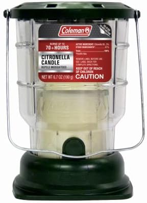 Coleman Repellents Citronella Candle Lantern, 50-Hr. Burn Time
