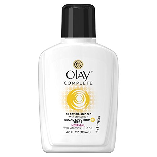 Olay Complete All Day Uv Moisturizer With Sunscreen Spf 15, Normal - 4 Oz