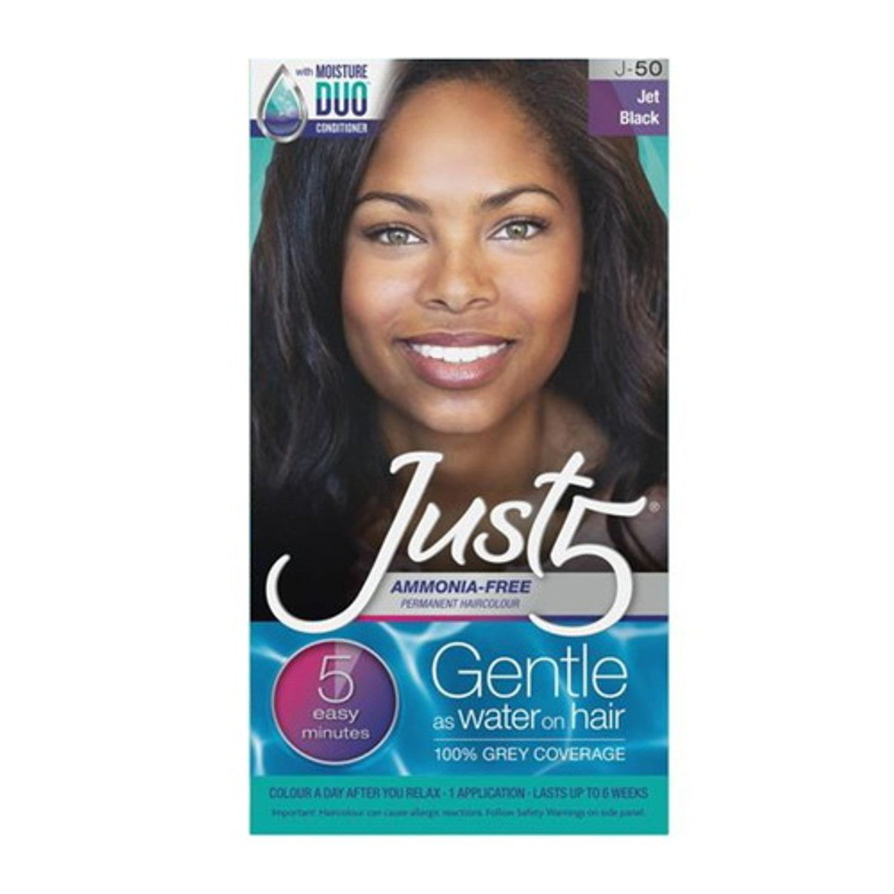 Just 5 Colorant Hair Color 5 Minute, Natural Jet Black - 1 Ea