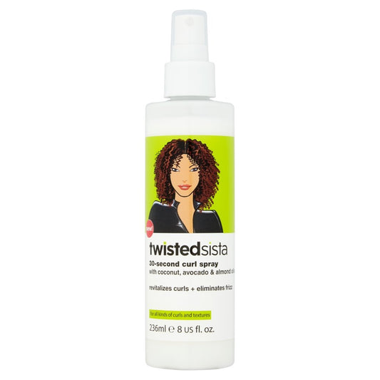 Twisted Sista 30 Second Curl Spray - NEW Coconut Avocado formula 8 fl oz