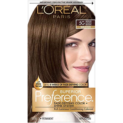 L'Oreal Superior Preference Hair Color - 5G Medium Golden Brown - 6.5 Fl Oz