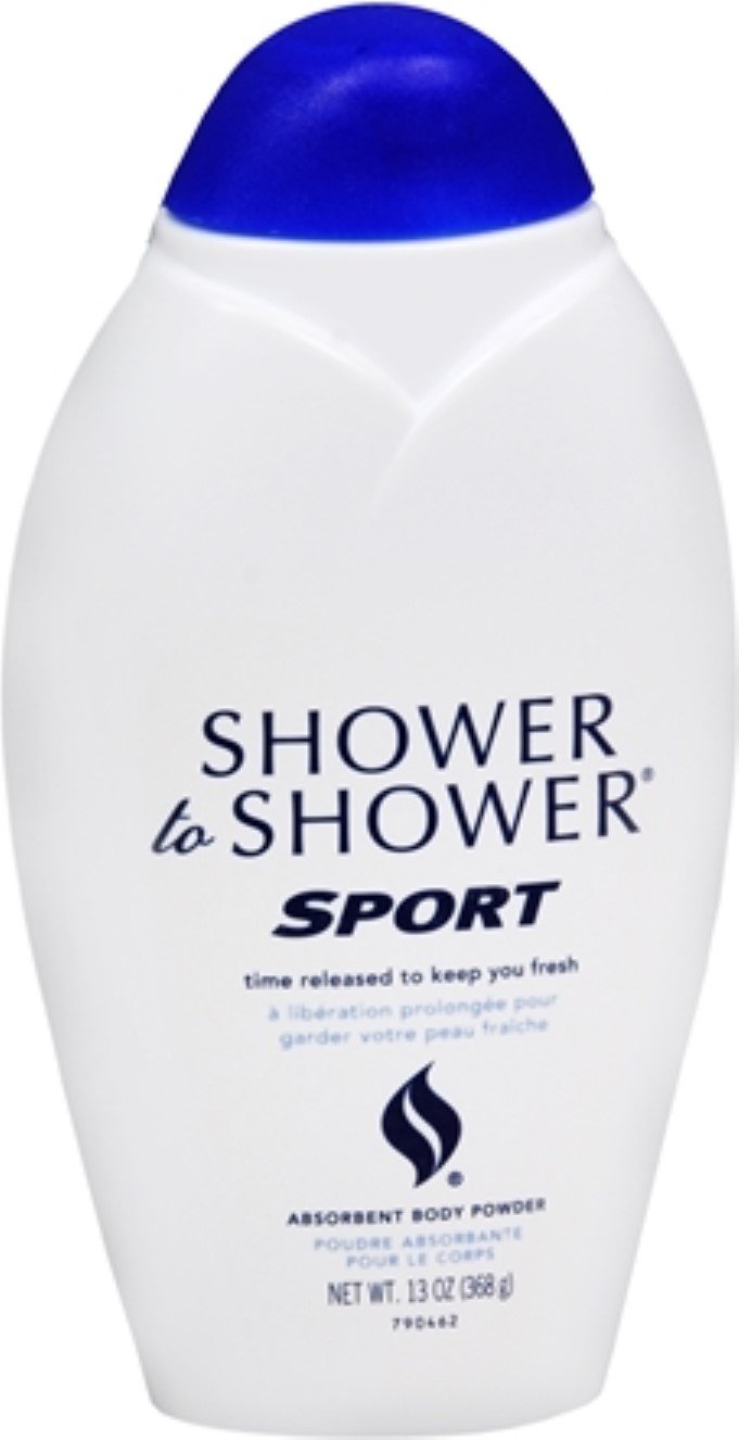 SHOWER TO SHOWER Body Powder, Sport 13 oz