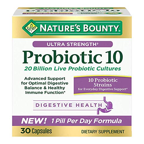 Nature'S Bounty Ultra Strength Probiotic 10 For Digestive Health Care- 30 Capsules