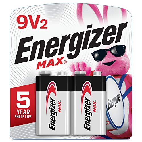 Energizer Max Alkaline Batteries 9 Volt 2 Ea