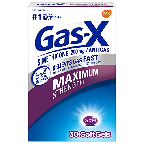 Gas-X Maximum Strength Gas Relief Softgels With Simethicone 250 Mg - 30 Ea