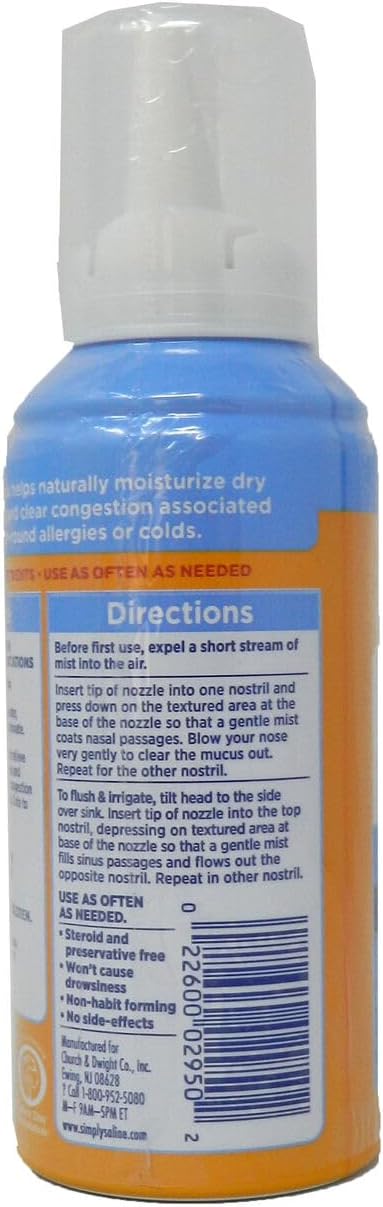Simply Saline Nasal Mist 3 oz