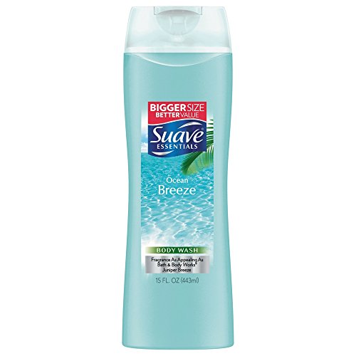 Suave Essentials Ocean Breeze Body Wash With Sea Algae Extract And Vitamin E 15 Fl Oz