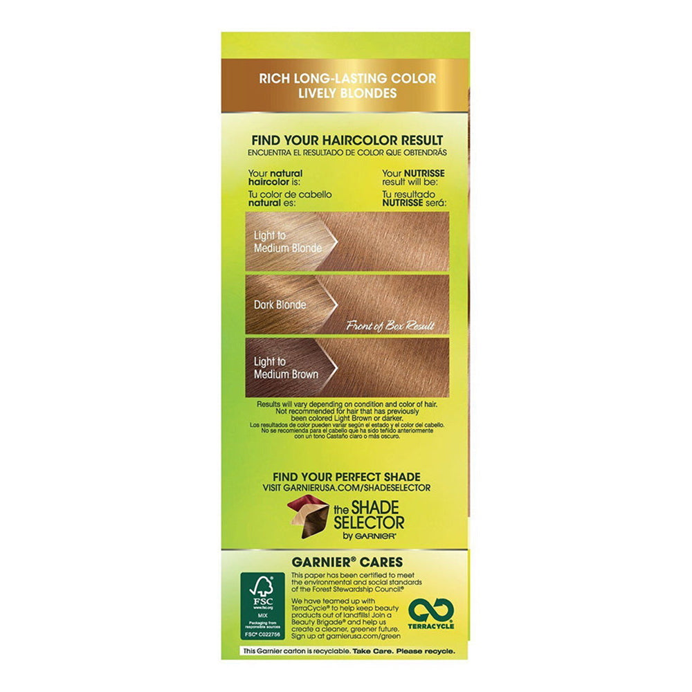 Garnier Nutrisse Permanent Dark Golden Blonde Hair Color Creme