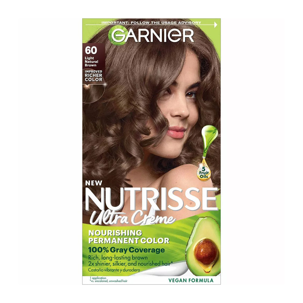 Garnier Nutrisse Acorn Natural Brown Permanent Nourishing Hair Color Creme