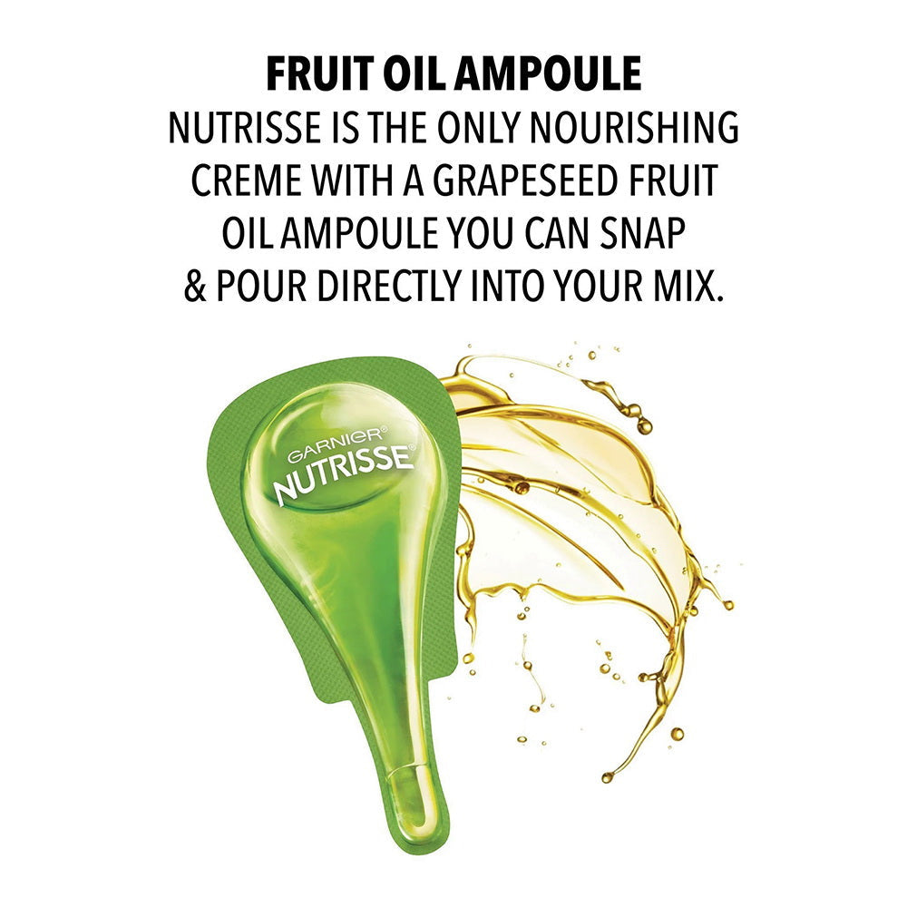 Garnier Nutrisse Permanent Darkest Brown Hair Color Creme Kit
