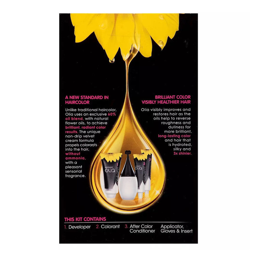 Garnier Olia Ammonia Free Permanent Hair Color, 1Ct