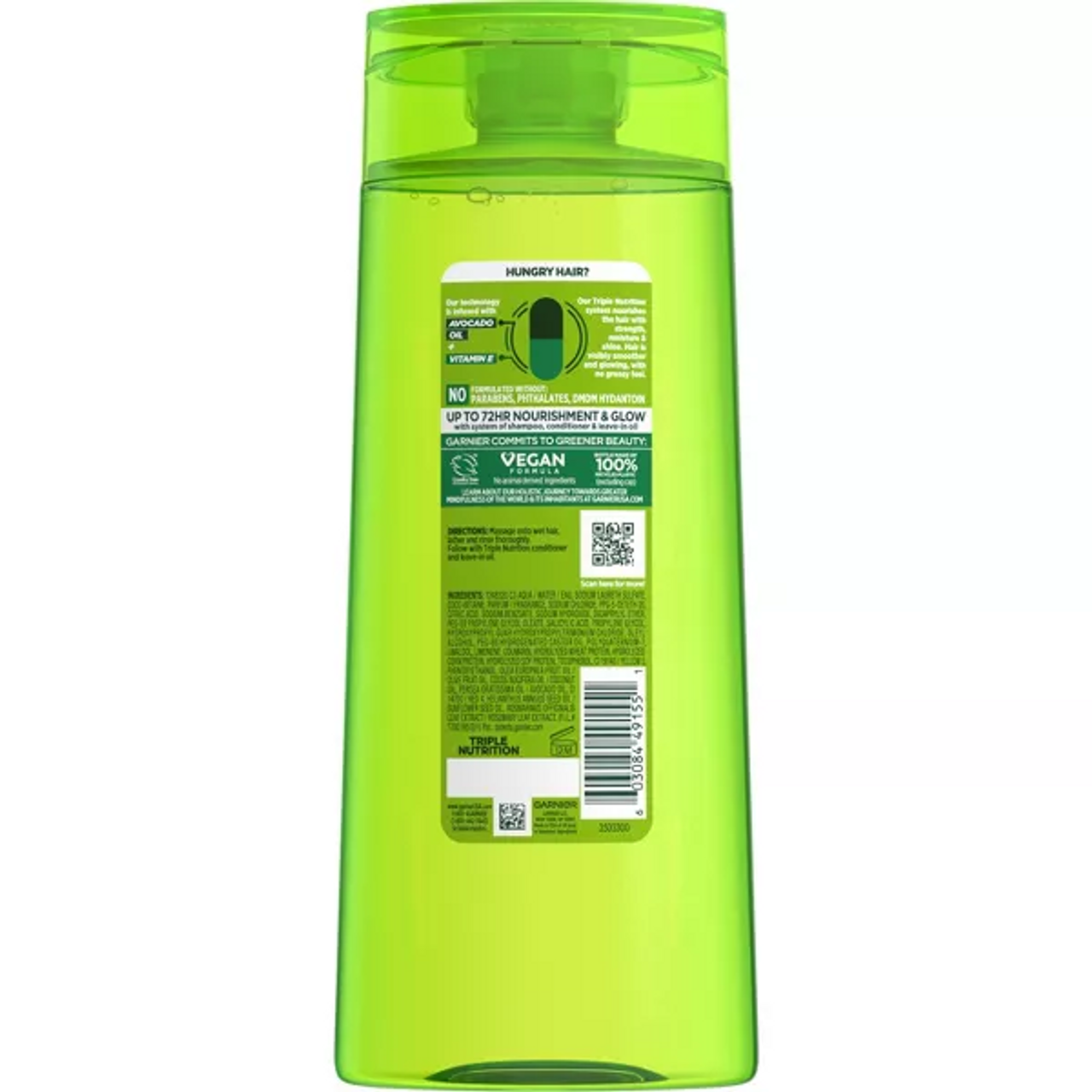 Garnier Fructis Triple Nutrition Shampoo, Dry to Very Dry Hair - 22 Oz