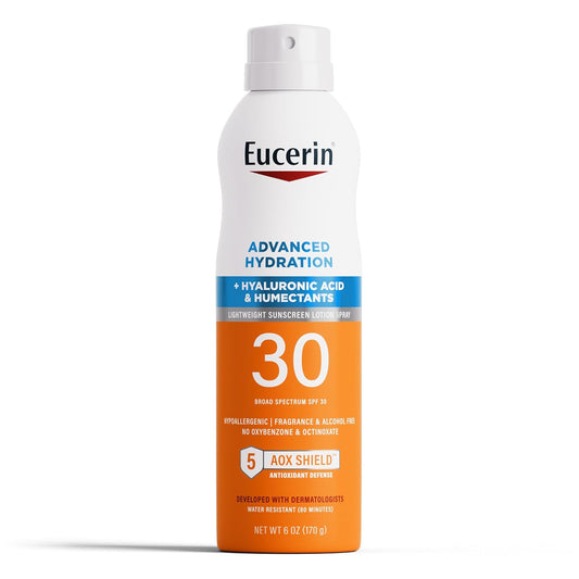 Eucerin Advanced Hydration SPF 30 Sunscreen Spray, 6 oz