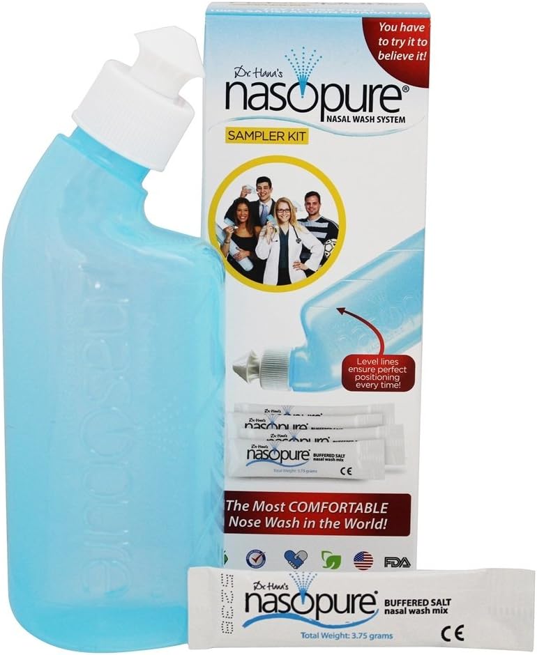 Nasopure Nasal Wash, Sampler Kit, 8 Oz