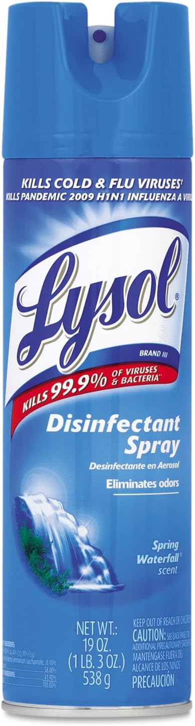 Lysol Disinfectant Spray - Spring Waterfall - 19 Fl Oz