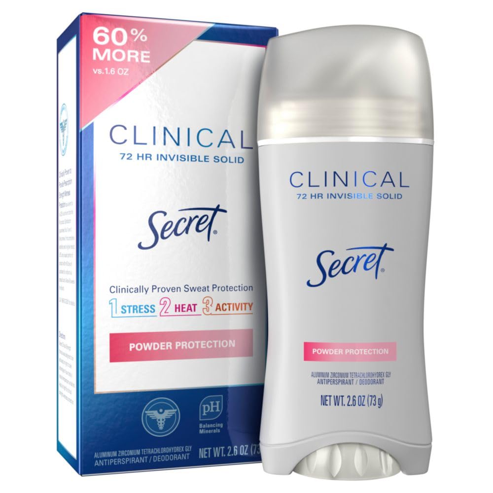 Secret Clinical Strength Antiperspirant And Deodorant For Women 2.6 Oz