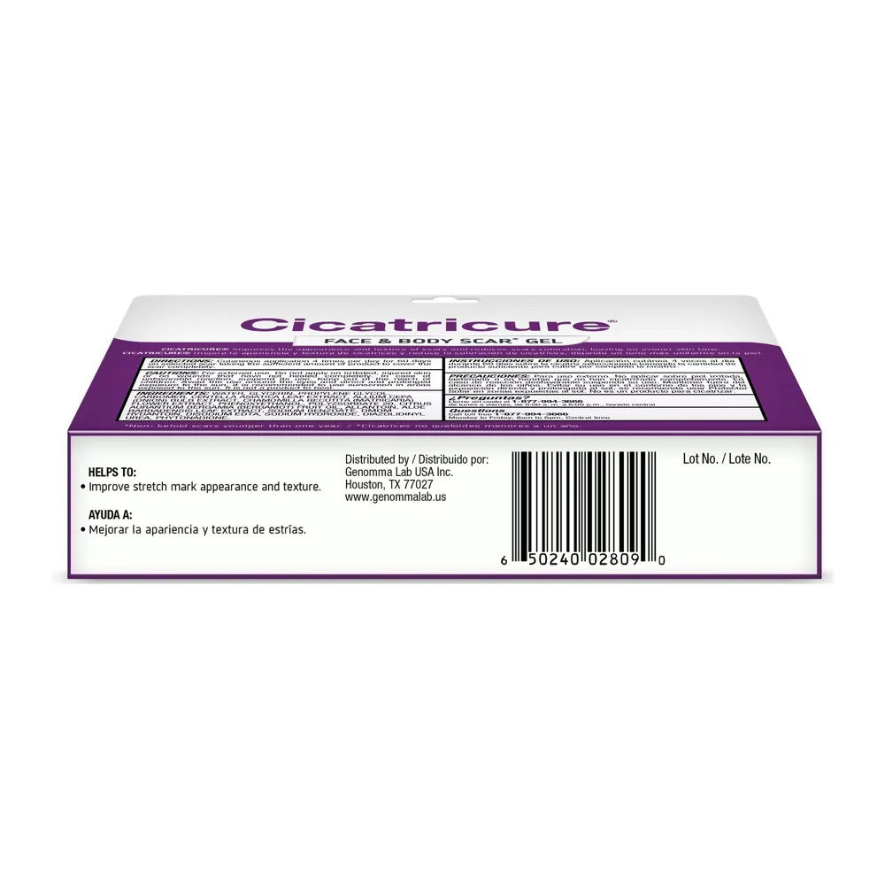 Cicatricure Face & Body Scar Gel, 1 Ounce