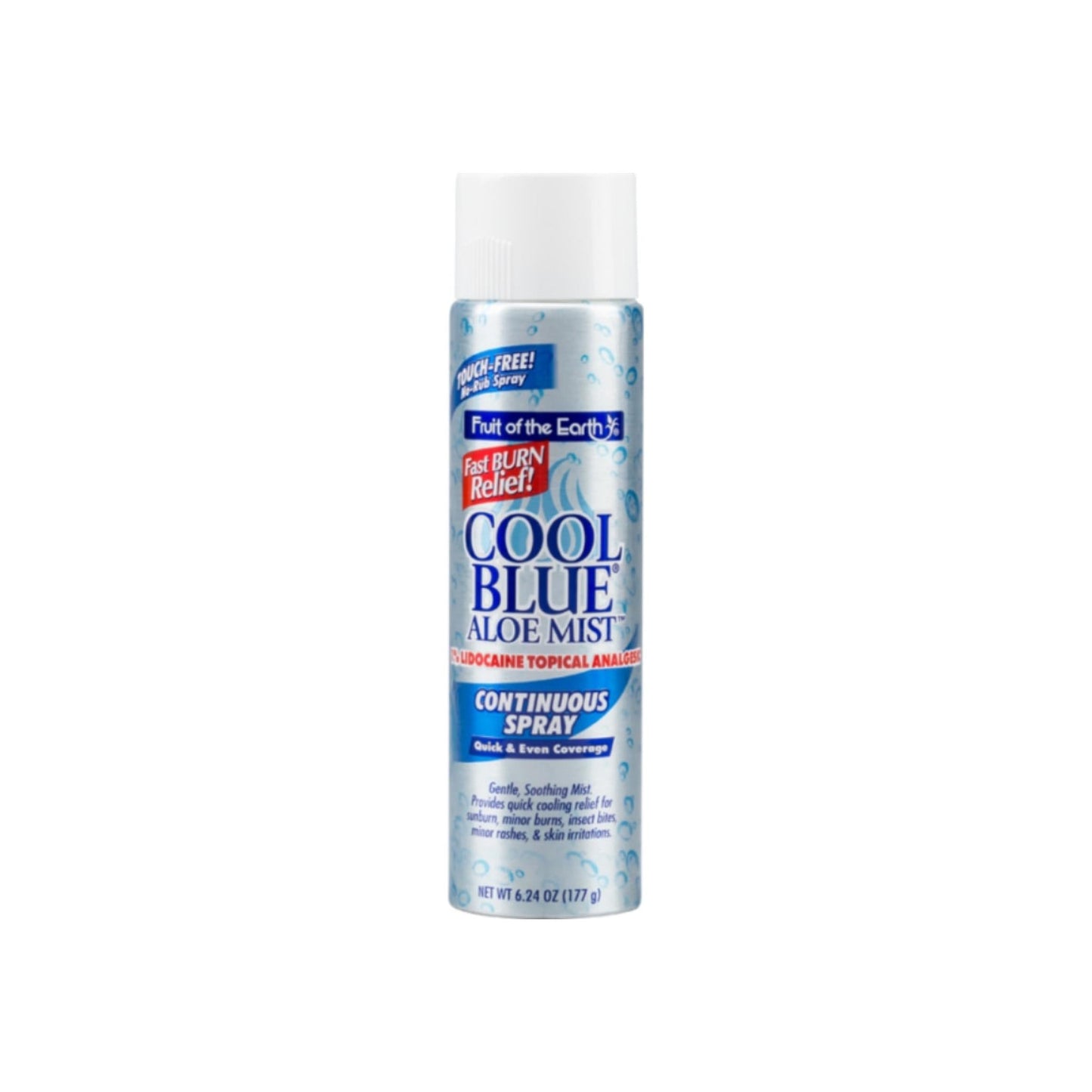 Fruit Of The Earth Cool Blue Aloe Mist Continuous Spray 6 Oz