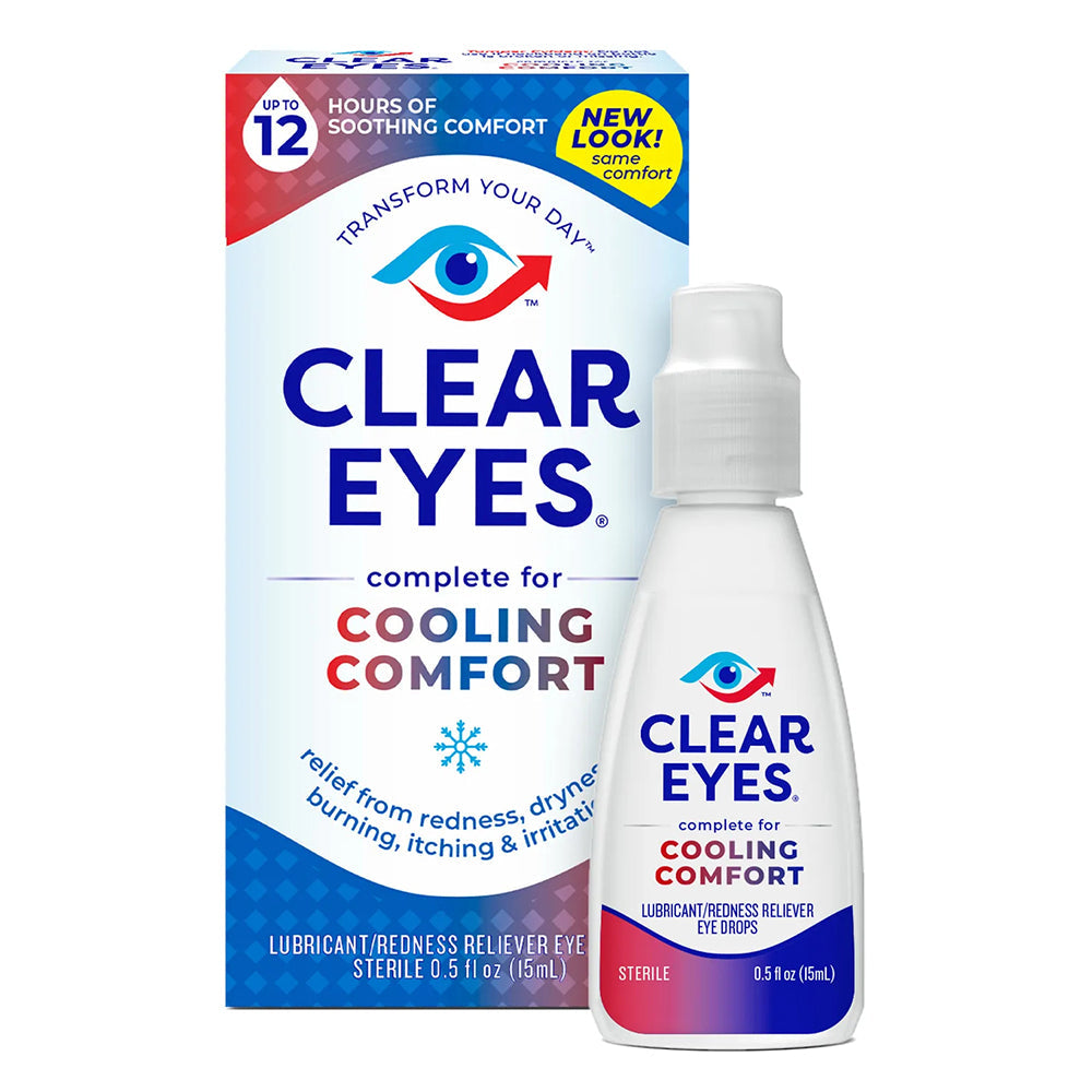 Clear Eyes Cooling Comfort Redness Relief Eye Drops - 0.5 Fl Oz
