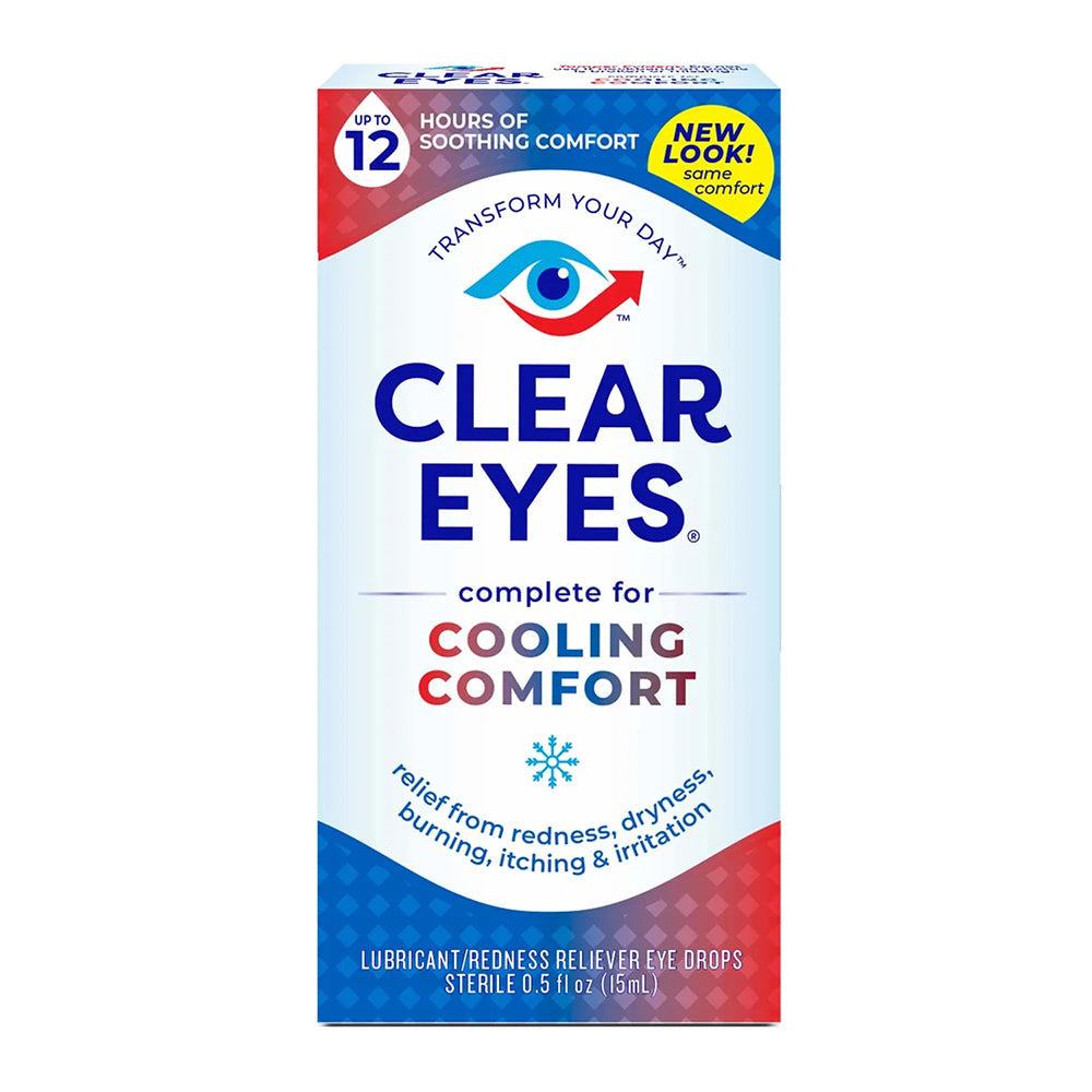 Clear Eyes Cooling Comfort Redness Relief Eye Drops - 0.5 Fl Oz