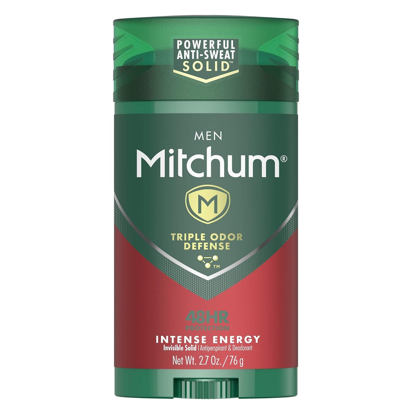 Mitchum Men's Deodorant, Antiperspirant Stick, Triple Odor Defense ,2.7 oz
