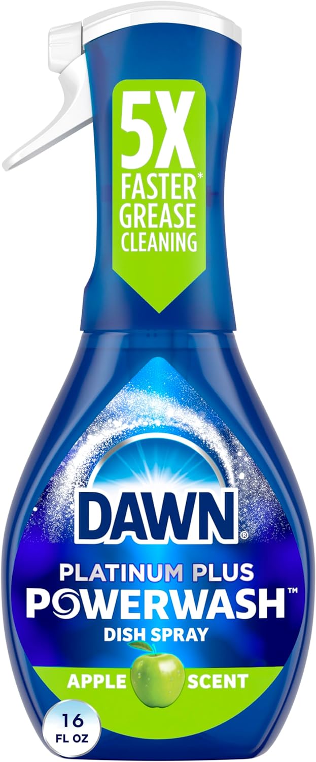 Dawny Platinum Powerwash Dish Spray, Dish Soap, Apple Scent, 16Oz