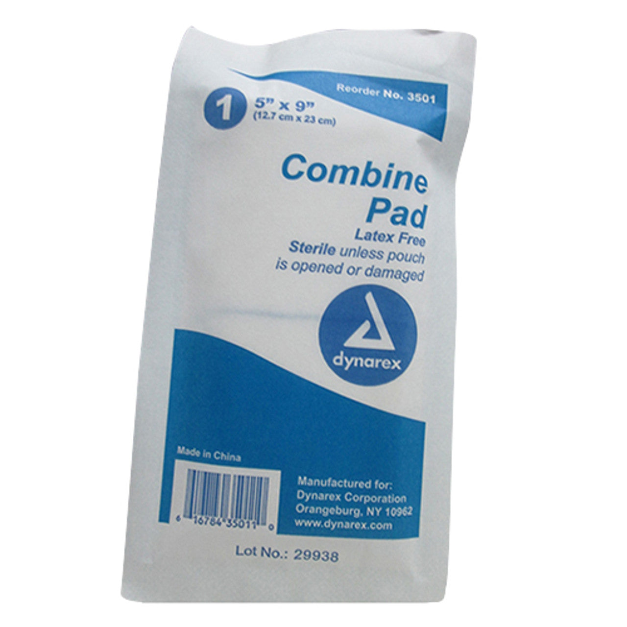 Sterile Combine Pads By Dynarex, 5 X 9 Inches - 20 Ea