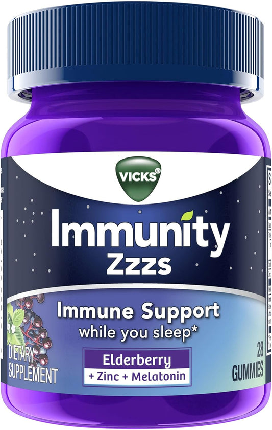 Vicks Immunity Zzzs Immune Support Gummies - 28 ct