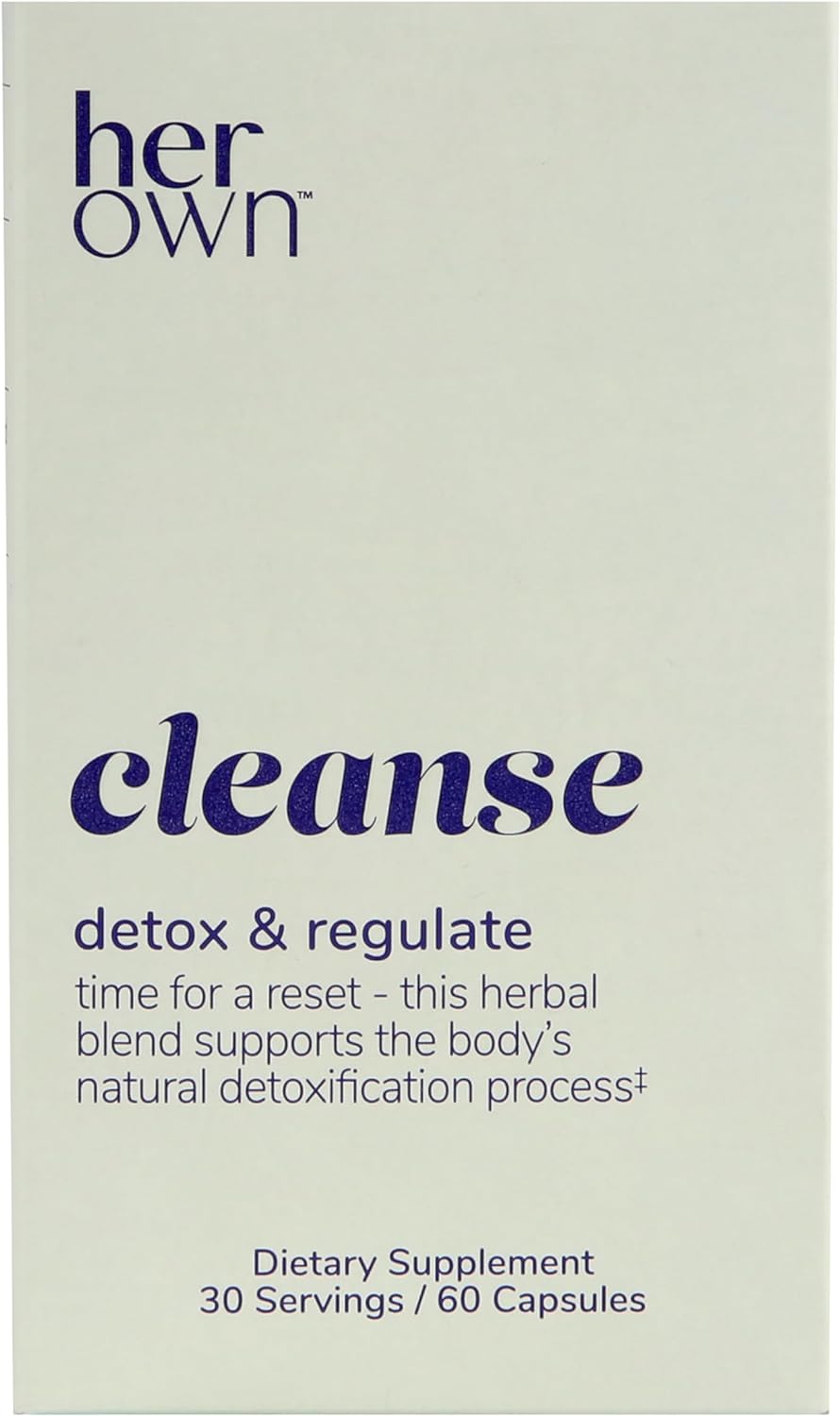 Her Own Cleanse - Gentle Detox & Gut Health Care- 60 Capsules