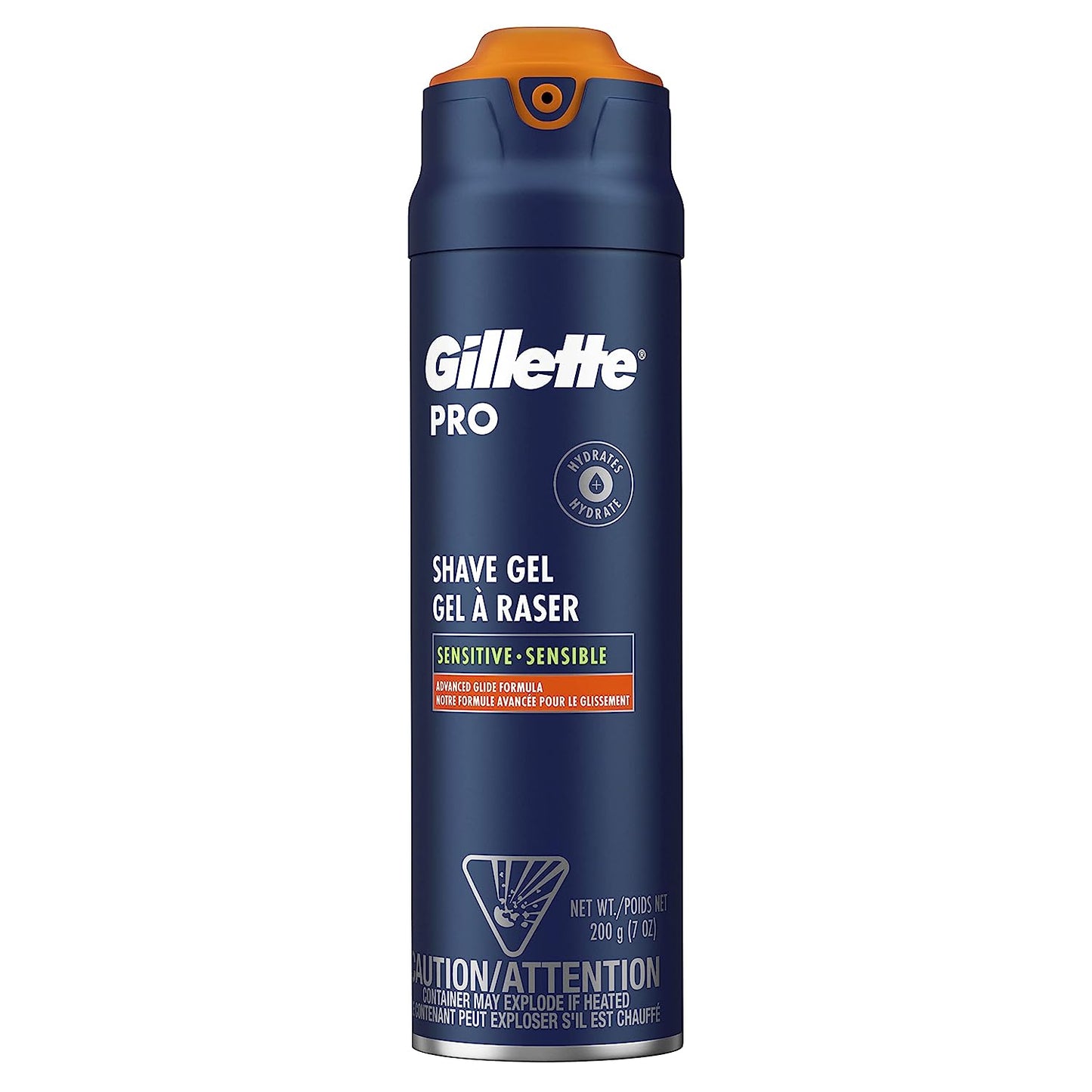 Gillette Pro Shaving Gel For Men Cools To Soothe Skin And Hydrates Facial Hair, 7Oz